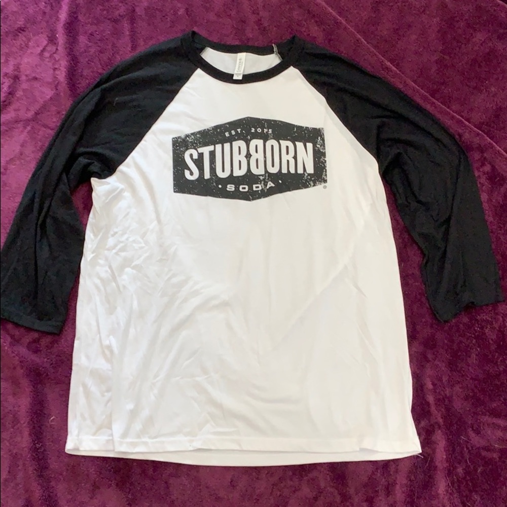 Stubborn Soda 3/4 sleeve shirt 👕